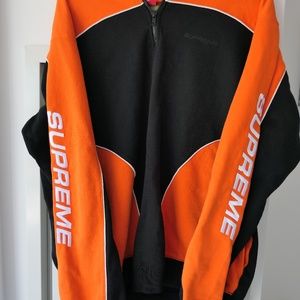 Supreme Racing Half-Zip Sweatshirt